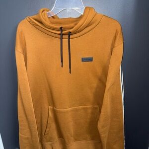 Men's Brown Hoodie with turtleneck